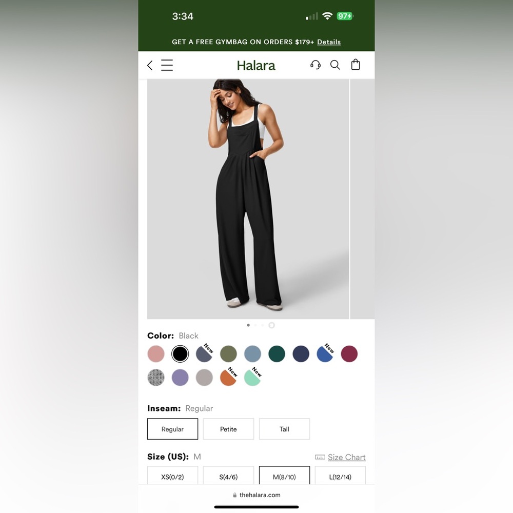 Adjustable Strap Button Multiple Pockets Plicated… - image 1